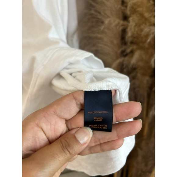 Good‎ Man Brand white Soft Slub Hoodie sweater size L - Picture 3 of 8